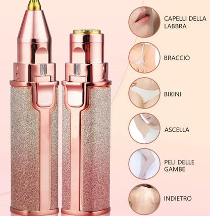 2 in 1 Facial Hair Remover | Eyebrow Trimmer | Rechargeable | Free Gift Card 🎁 - Nuvenza