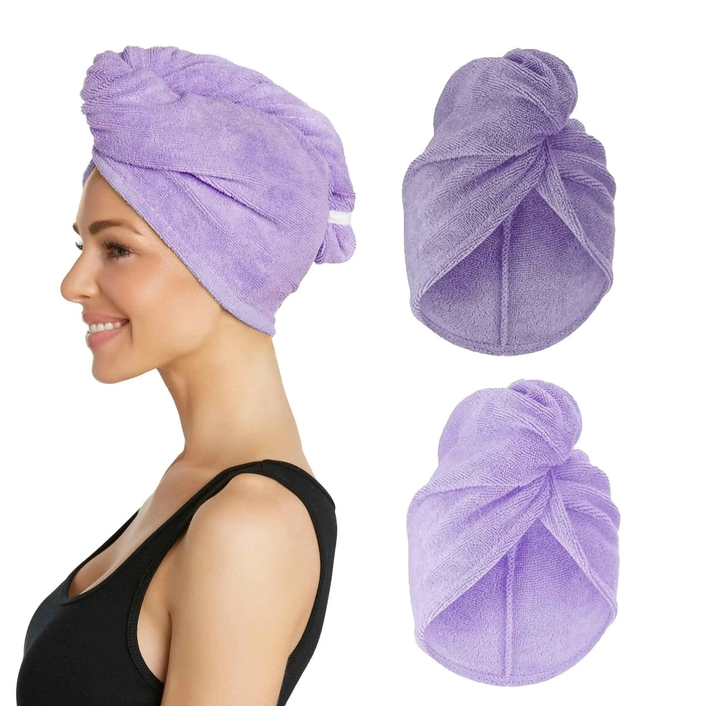 Quick Hair Drying Cap Towel Wrap