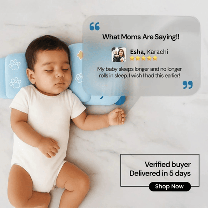 Baby Head Shaping Pillow – Safe & Comfortable - Nuvenza