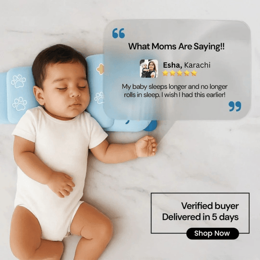 Baby Head Shaping Pillow – Safe & Comfortable - Nuvenza