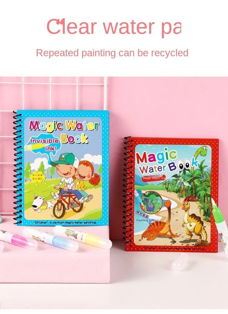 Magic Water Painting Books ( Pack of 3 Books ) - Nuvenza