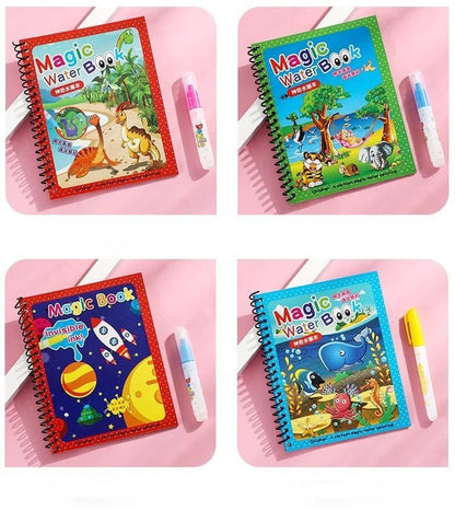 Magic Water Painting Books ( Pack of 3 Books ) - Nuvenza