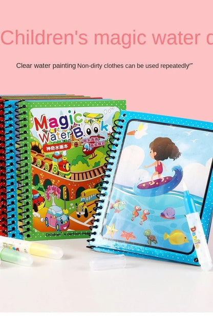 Magic Water Painting Books ( Pack of 3 Books ) - Nuvenza